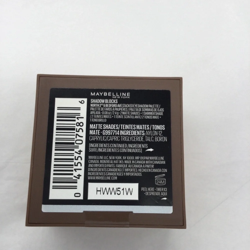 Maybeline Shadow blocks eyeshadow. New .